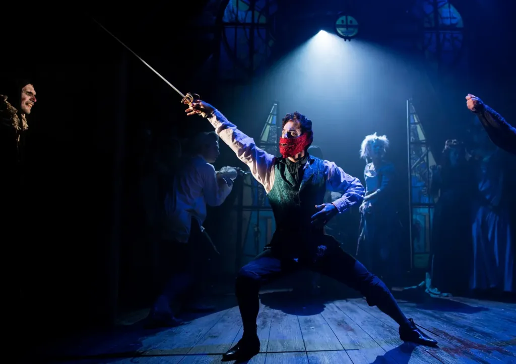 The Grinning Man production still